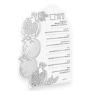 Waterdale Collection: Lucite Simanim Card Pomegranate