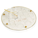 Waterdale Collection: Lucite Simanim Tray - Woven