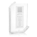 Waterdale Collection: Lucite Simanim Card Tabletop - Pearlstone