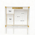 Waterdale Collection: Lucite Pesach Shiurim Card - Classic 2.0