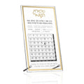 Waterdale Collection: Lucite Sefiras Ha'Omer Tabletop - Classic
