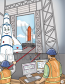 Reuvy the Rocket Ship Aims for the Stars