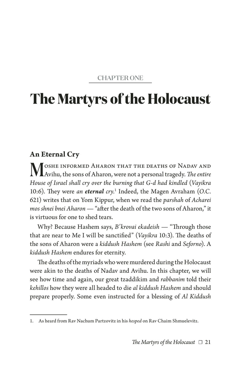 Holiness In The Holocaust