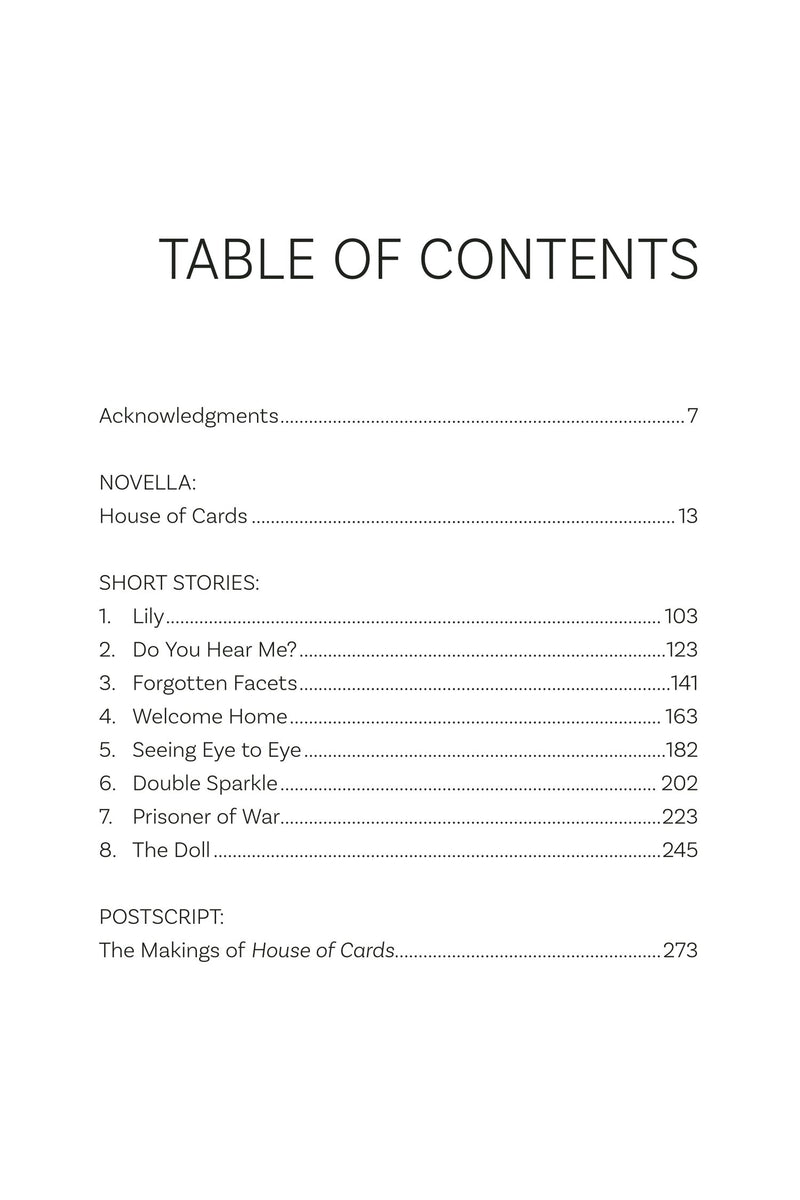 House of Cards - A Novel