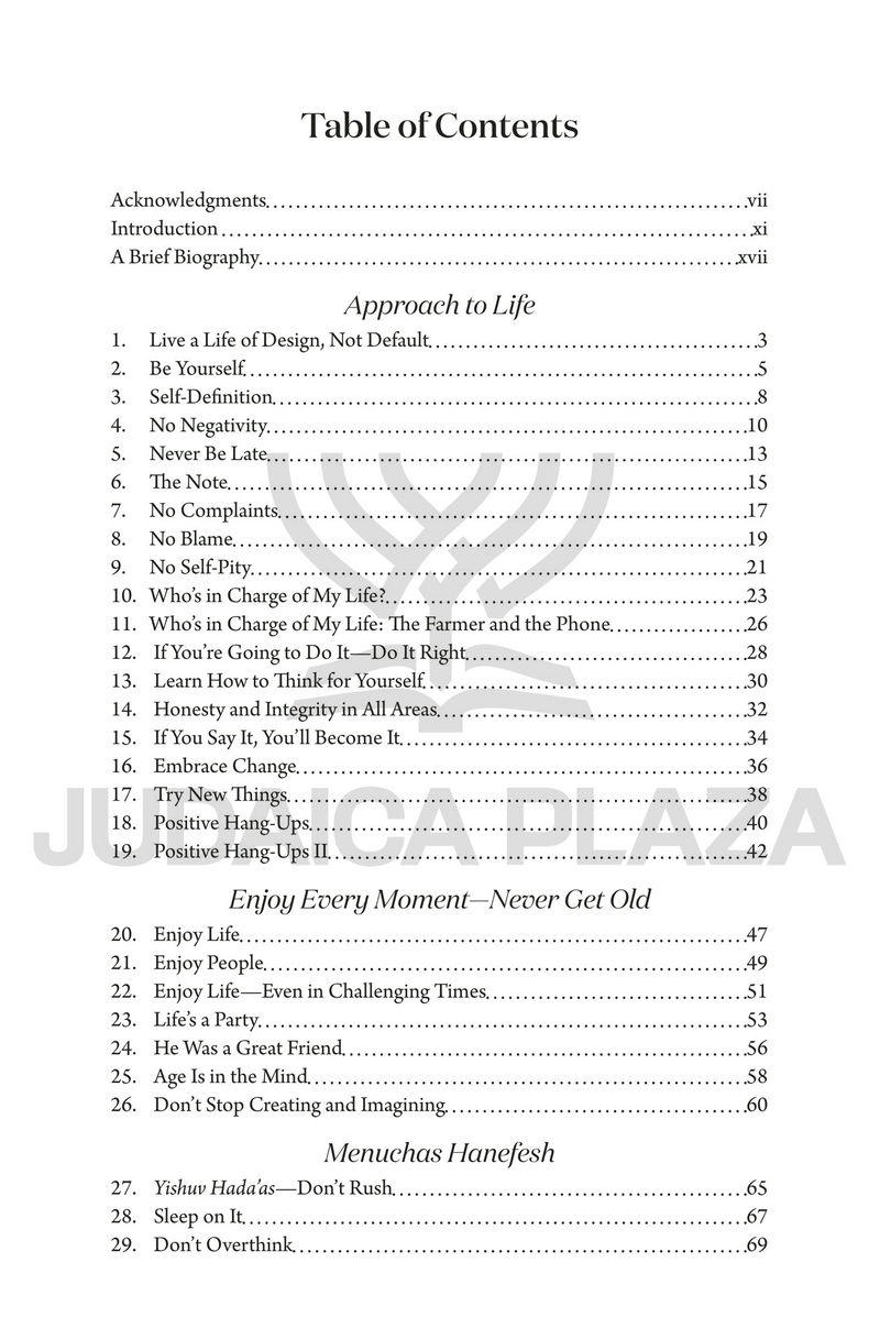 Live Your Life by Design, Not by Default