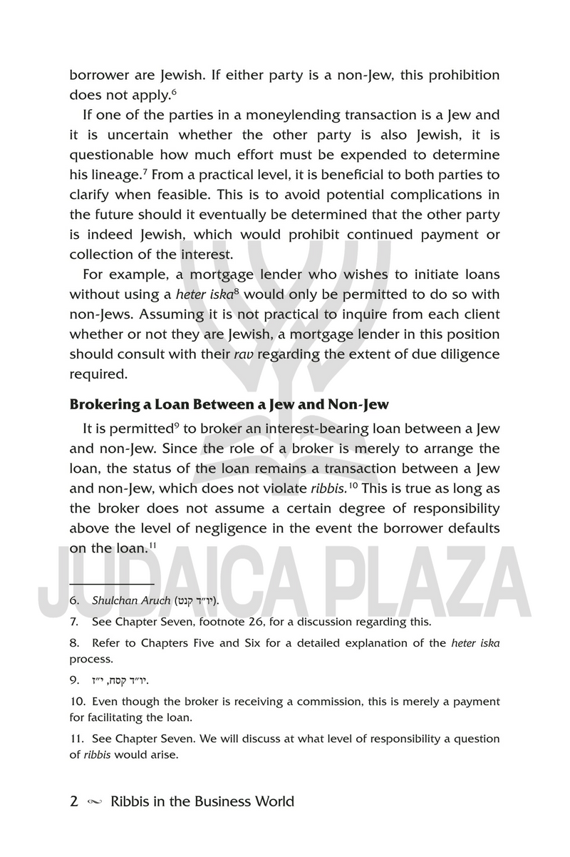 Ribbis in the Business World