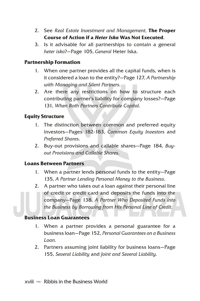 Ribbis in the Business World