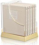 Schottenstein Interlinear Zemiros Shabbos: Faux Leather with Lucite Case (Set of 6)