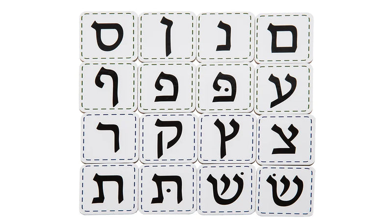 Table Top Aleph-Beis Chart