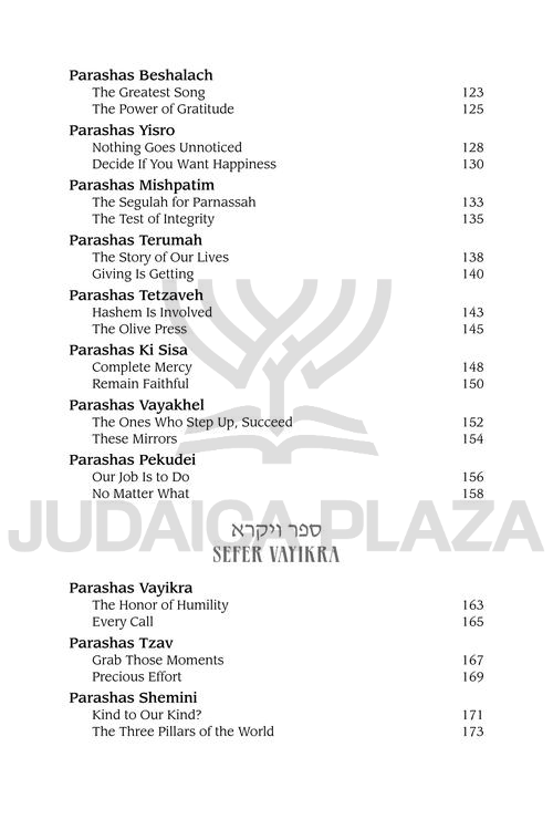 Living Emunah on the Parashah Volume 2