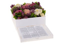 Bencher Holder: Lucite with Flowers (Set of 6)