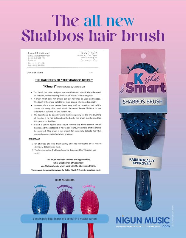 Kosher & Smart: Shabbos Brush [Rabbinically Approved]