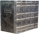 Artscroll Interlinear Machzor: 5 Volume Set - Antique Leather