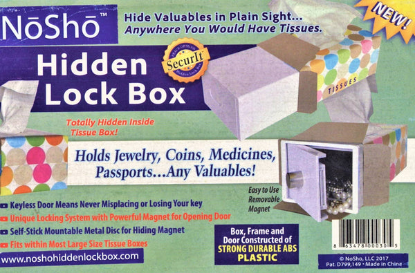 Hidden Lock Box - Plastic