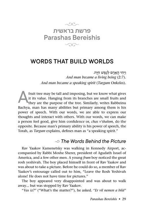 The Parashah and The Power of Speech