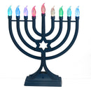 Glow Menorah Color Changing Lights - Navy