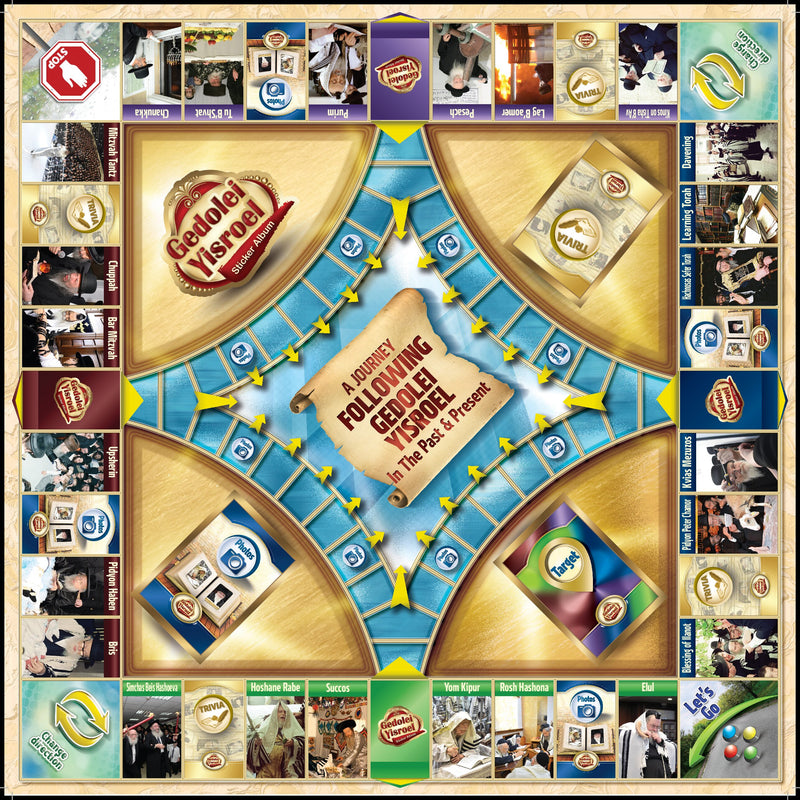 A Journey Following Gedolei Yisroel Board Game