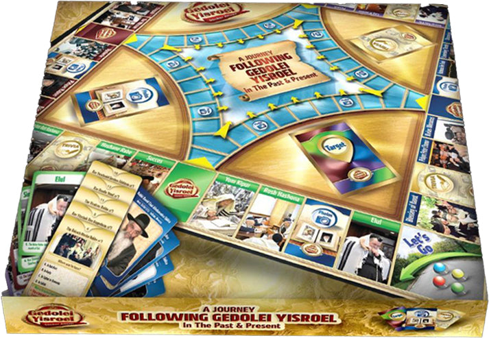 A Journey Following Gedolei Yisroel Board Game