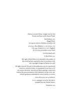 Patterns In Jewish History