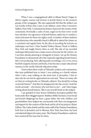 Patterns In Jewish History