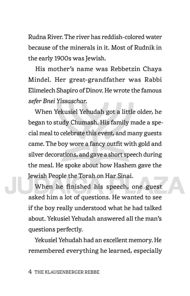 Great Jewish Lives: The Klausenberger Rebbe