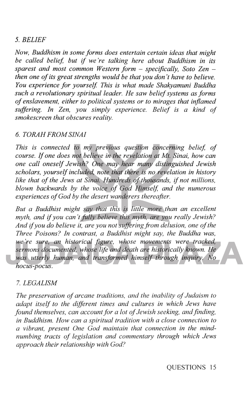 Letters to a Buddhist Jew