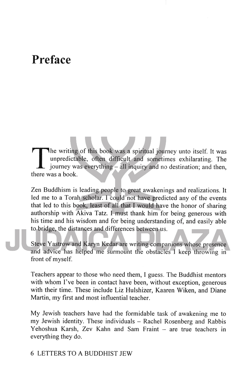Letters to a Buddhist Jew
