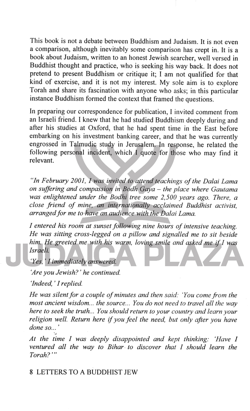 Letters to a Buddhist Jew