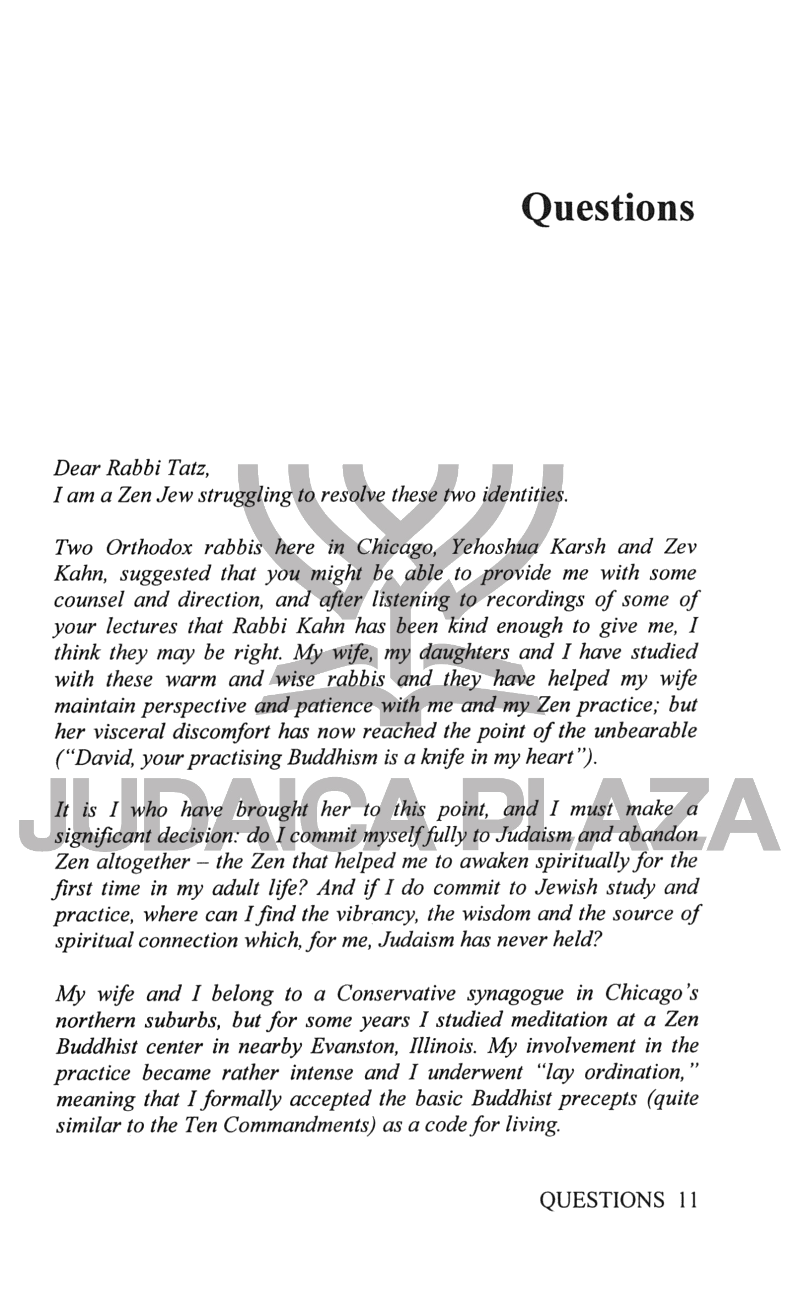 Letters to a Buddhist Jew