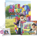 Uncle Moishy and the New Neighbors + CD + FREE Tzedakah Pouch!