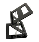 X-Shtender Sit and Stand Lucite - Midnight Black
