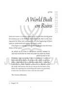 Golden Apples: Reflections on the Parsha - Bereishis