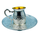 Mayim Achronim: Silver Plated - Floral Design