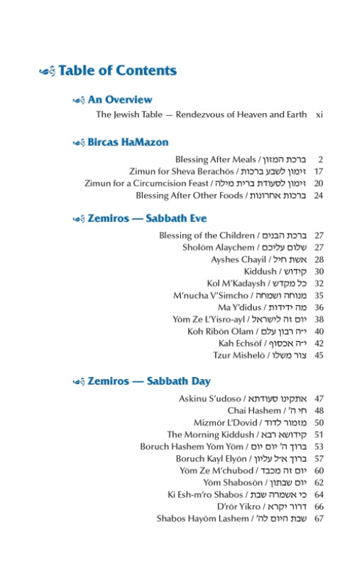 Bircas Hamazon And Zemiros: Translated And Transliterated - Brown