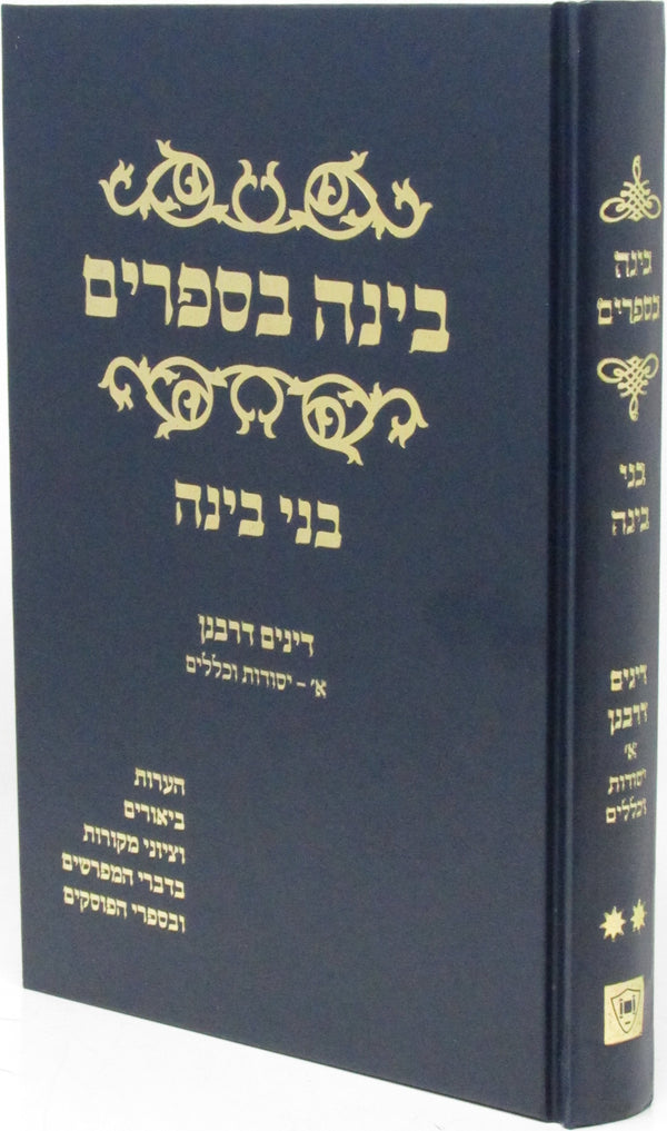 Binah B'Seforim Bnei Binah Al Dinim D'Rabbanan Volume 1 - Yisodos U'Kelalim - בינה בספרים בני בינה על דינים דרבנן חלק א - יסודות וכללים