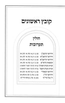 Kovetz Rishonim - Chullin - Taaruvos - קובץ ראשונים - חולין - תערובות