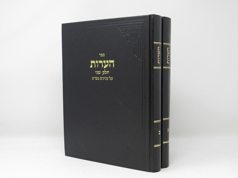 Haaros Al Hainyanim 2 Volume Set - הערות 2 כרכים