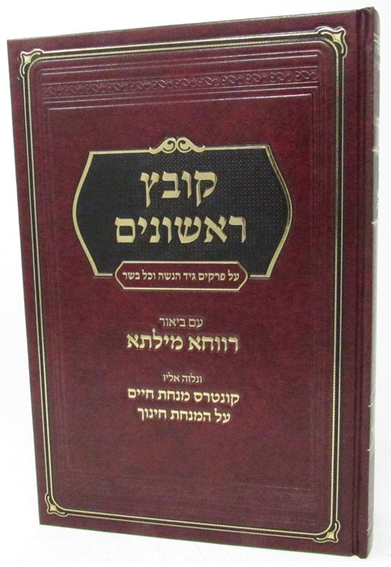 Kovetz Rishonim Chullin Perakim 7 - 8 - קובץ ראשונים חולין פרקים ז - ח