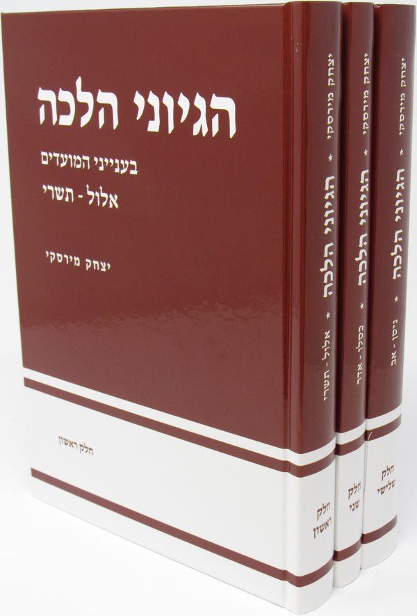 Hegyonei Halacha 3 Volume Set - הגיוני הלכה 3 כרכים