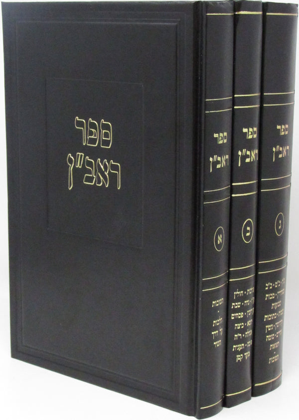 Sefer Raavan 3 Volume Set - ספר ראב"ן 3 כרכים