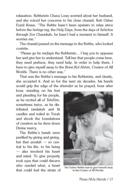 The Tosher Rebbe
