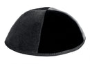 Black/Grey Velvet Yarmulka