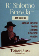 Torah 2 Go: R' Shlomo Brevda - 250 Shiurim (USB)