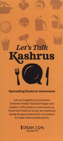 Torah 2 Go: Let's Talk Kashrus (USB)