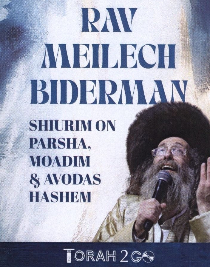Torah 2 Go: Rav Meilech Biderman Shiurim (USB)