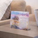 Acrylic Creations: Hadlakas Neiros Shabbos Plaque - Our Home