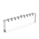 Acrylic Creations: Acrylic Menorah - Clear