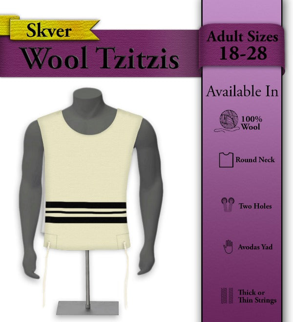 Skver - Wool Tzitzis