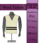 Wool Tzitzis - Adult Size