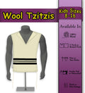Wool Kids Tzitzis Ashkenaz